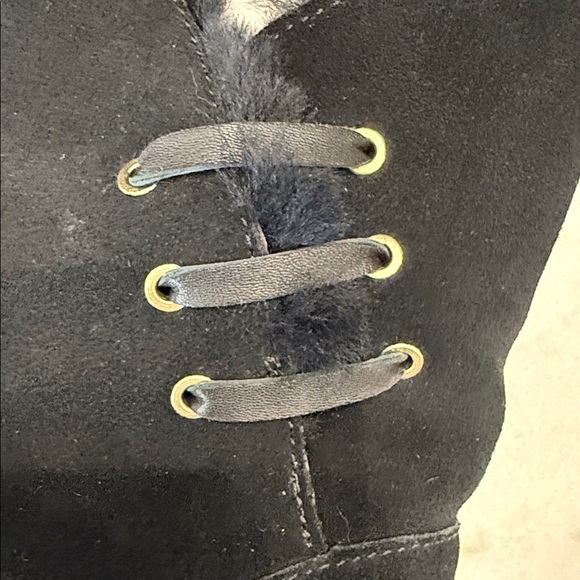 UGG Black Winter Boots with Shearling Lining - Picture 8 of 8